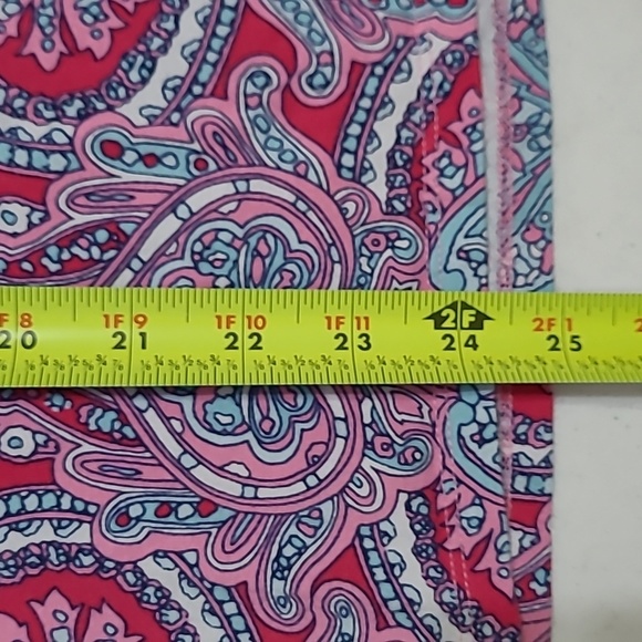 Talbots Pink & Blue Paisley Top size XL - Picture 6 of 7
